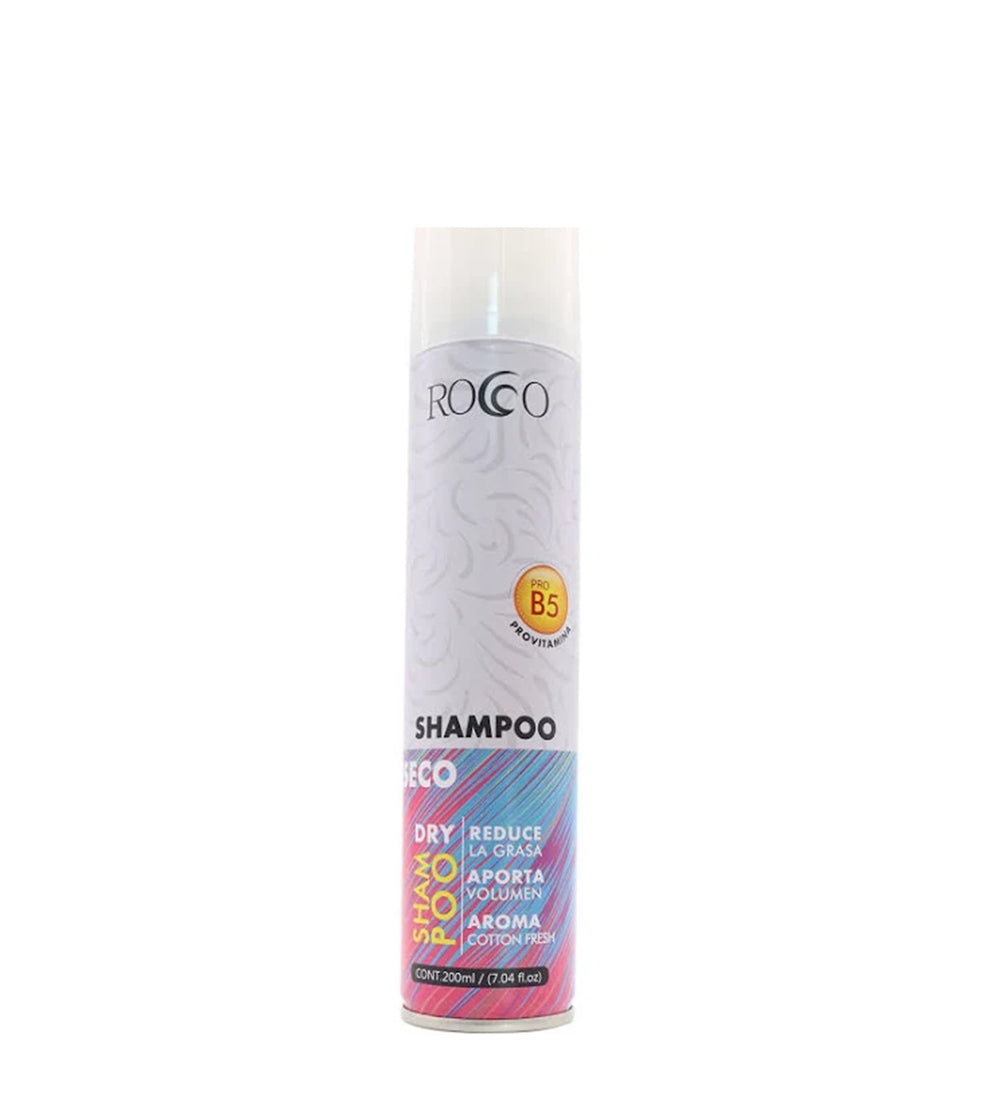 SHAMPOO SECO 200 ML ROCCO allisonbelleza