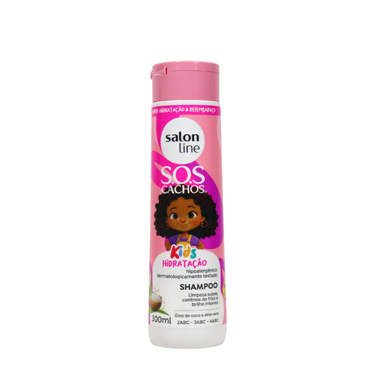 Shampoo S.O.S Cachos Kids 300ml de Salon Line