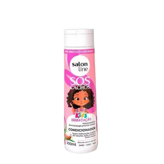 Acondicionador S.O.S Cachos Kids 300ml de Salon Line