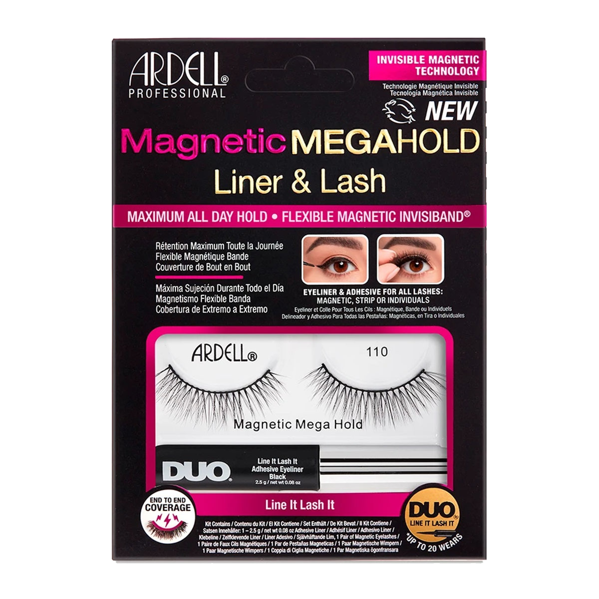 Kit Magnetic Megahold Liner&Lash 110