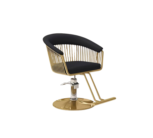 Sillón Dorado de Barbería