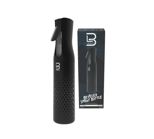 Botella de Spray Negra Level 3