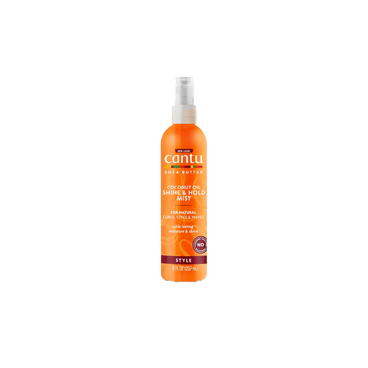 Coconut Oil Shine & Hold Mist de 8 oz Cantu
