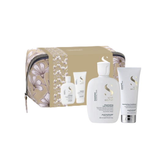 Kit Brillo Luminoso Duo Alfaparf Semi Di Lino Diamond