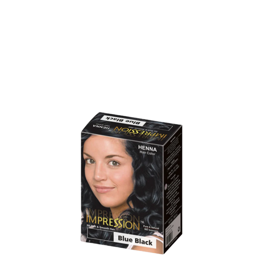 Sachet Impression Tintura Henna Hair Color Negro Azulado 10gr