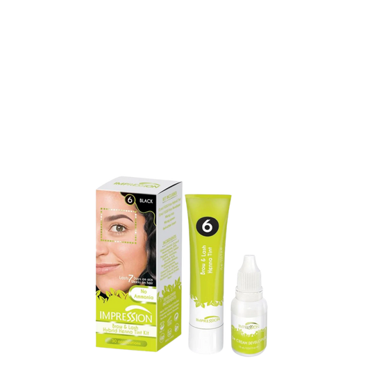 Kit Hair Colour Tintura Negro para Cejas y Pestañas 15ml Impression