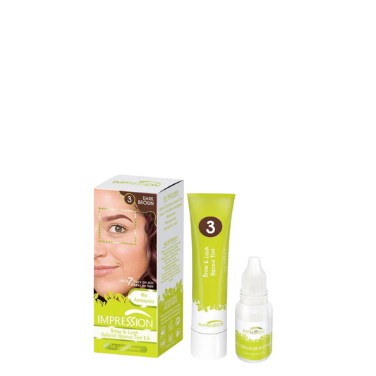 Kit Hair Colour Tintura Castaño Oscuro para Cejas y Pestañas 15ml Impression