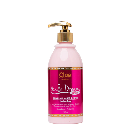 Loción para Manos y Cuerpo Cloe Vainilla Dreams 500ml