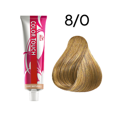Tinte semi-permanente Wella Color Touch en tono marrón, coloración profesional para cabello natural y brillante.