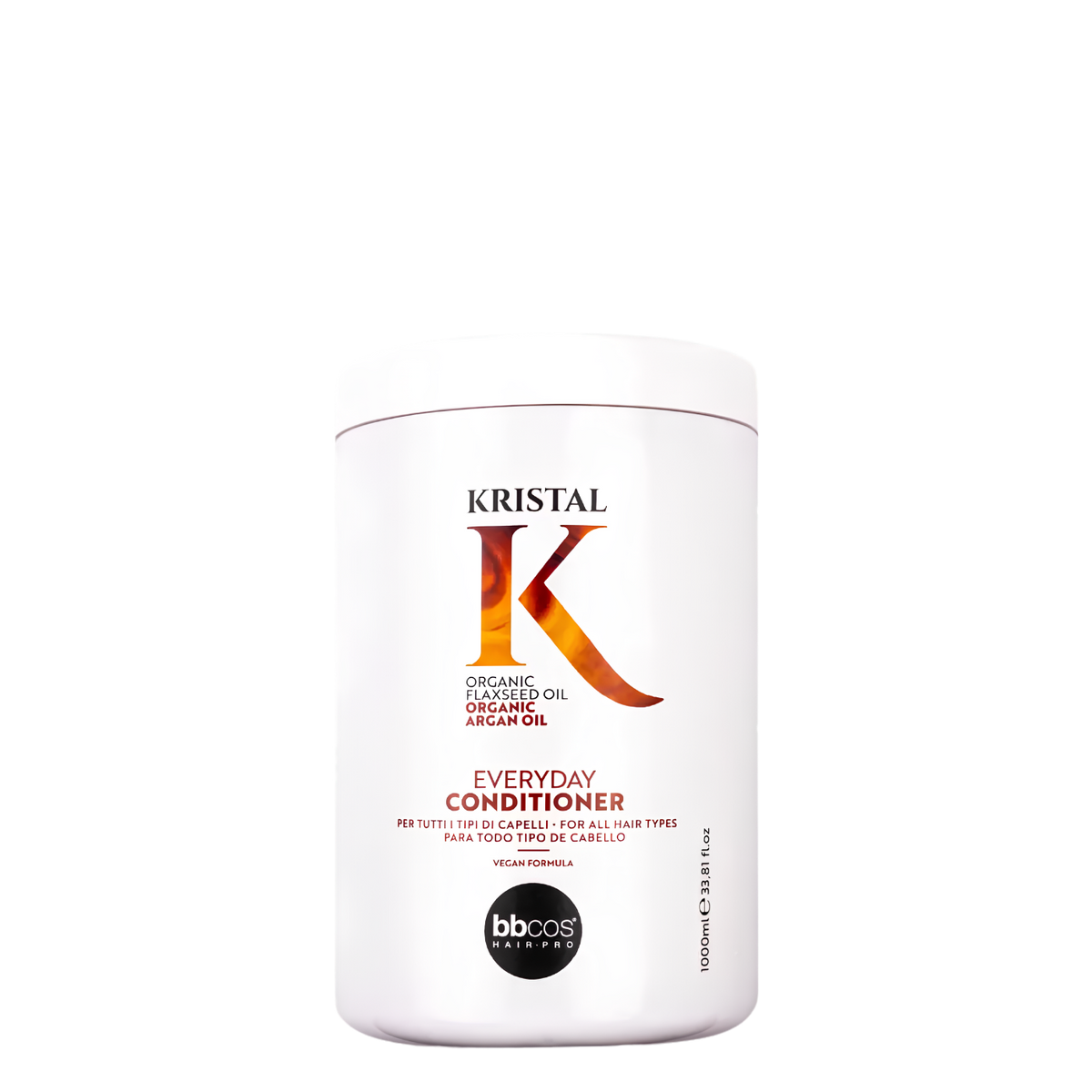 Acondicionador de uso frecuente BBcos Kristal Basic Everyday en formato profesional de 1000ml