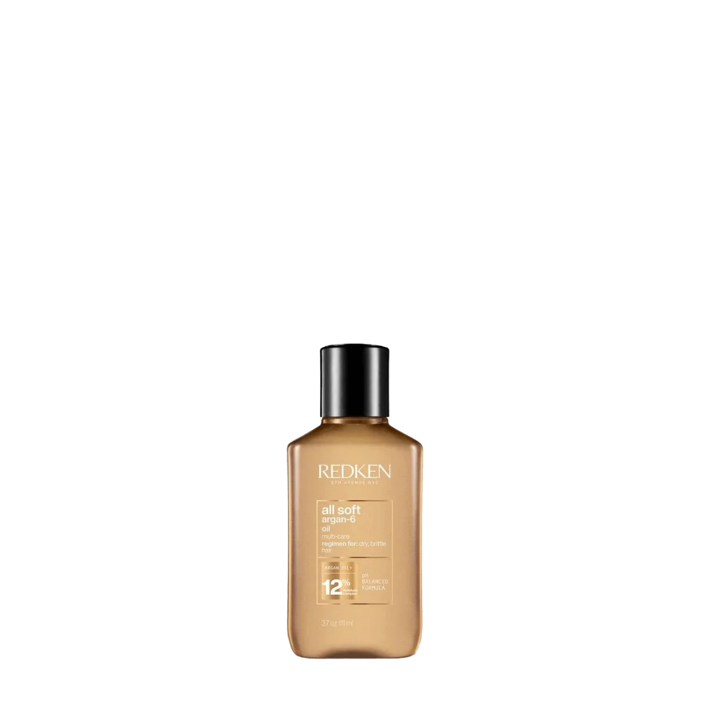 Aceite capilar Redken All Soft Argan-6 con aceite de argán para suavidad y nutrición del cabello.
