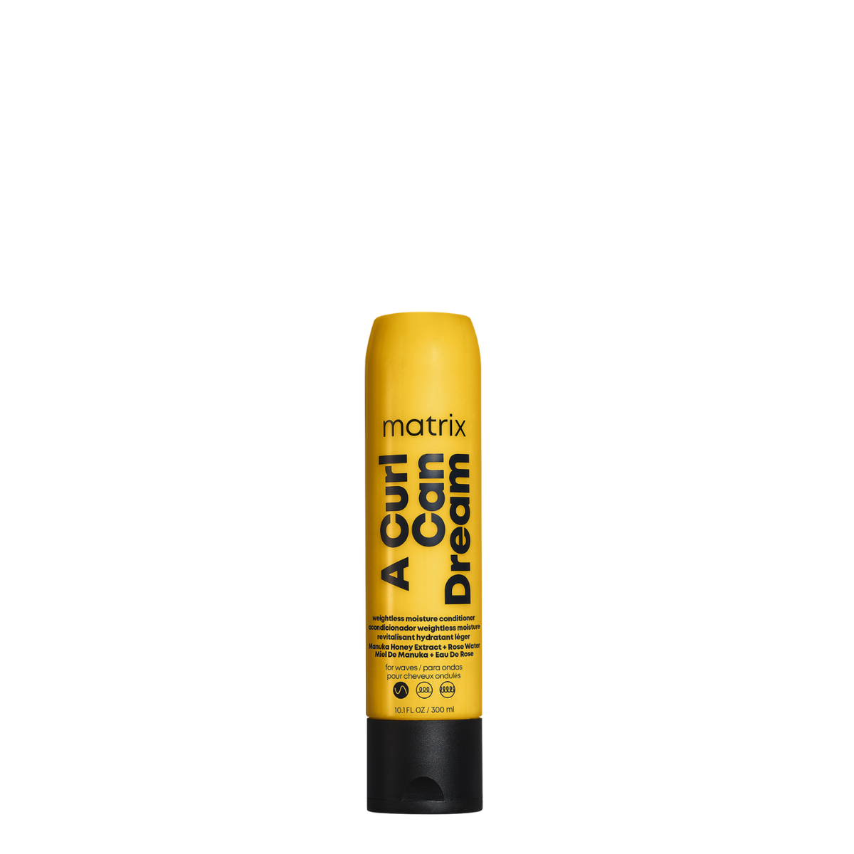 Acondicionador desenredante e hidratante para rizos y ondas Matrix A Curl Can Dream, 300 ml, botella con dispensador.