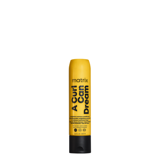 Acondicionador desenredante e hidratante para rizos y ondas Matrix A Curl Can Dream, 300 ml, botella con dispensador.