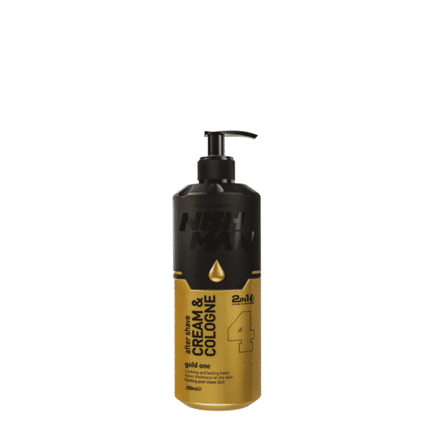 Aftershave Cream & Colonia 4 Gold One 200ml Nishman