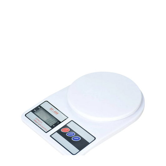 Balanza digital de precisión Casa Belleza, con pantalla y pesaje de 1g a 10kg, para mediciones exactas y confiables.
