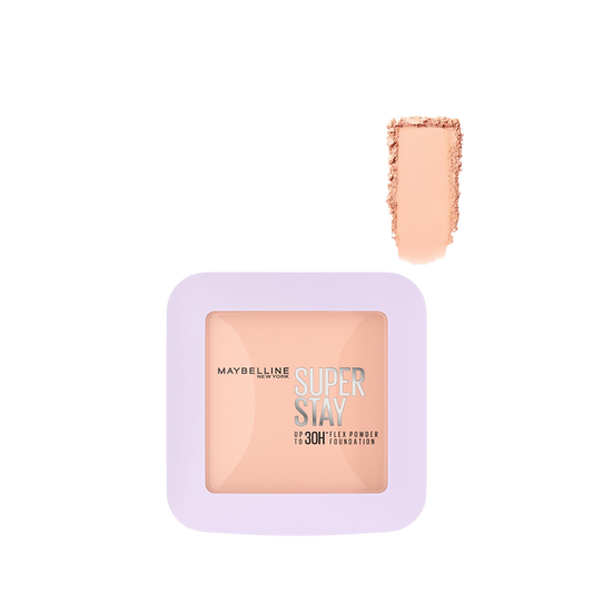 Base de maquillaje en polvo Maybelline SuperStay Flex Powder tono 115, 9 g, textura ligera para un acabado natural en la piel