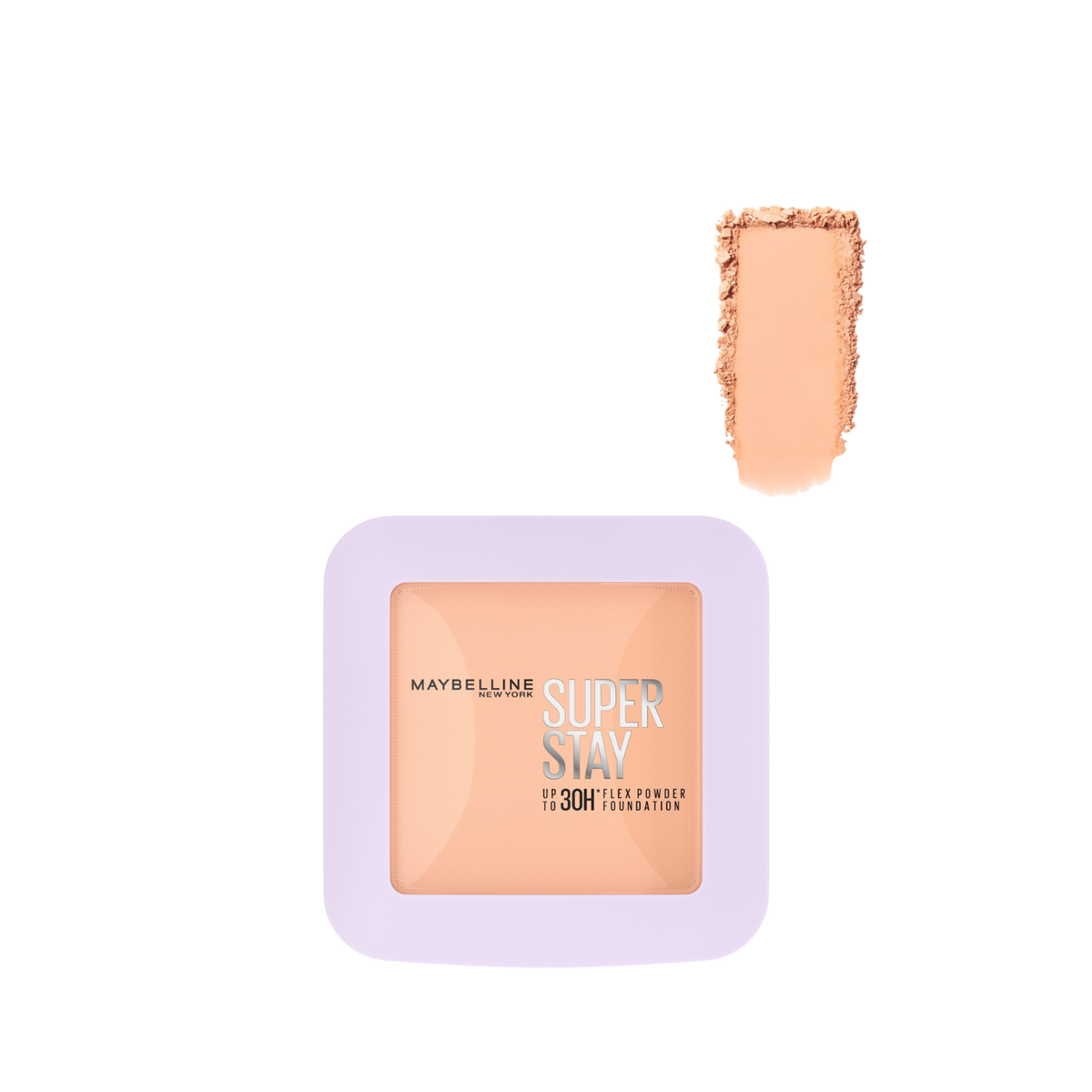 Base de maquillaje en polvo Maybelline SuperStay Flex Powder tono 120, 9 g, con acabado natural y duradero para rostro.