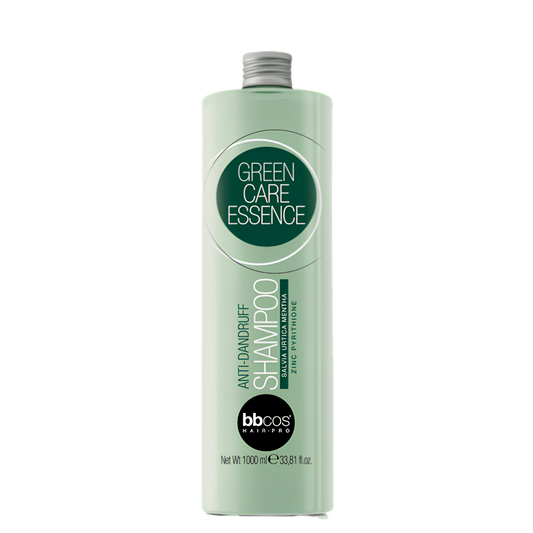 Shampoo purificante para cabello graso BBCOS Green Care Essence limon y romero 1L