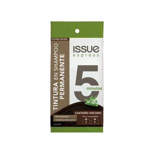Tinte en Shampoo Castaño Oscuro Issue Express – Sachet