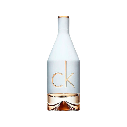 Perfume Calvin Klein CK IN2U para mujer, frasco de 100 ml, con botella elegante y diseño moderno.