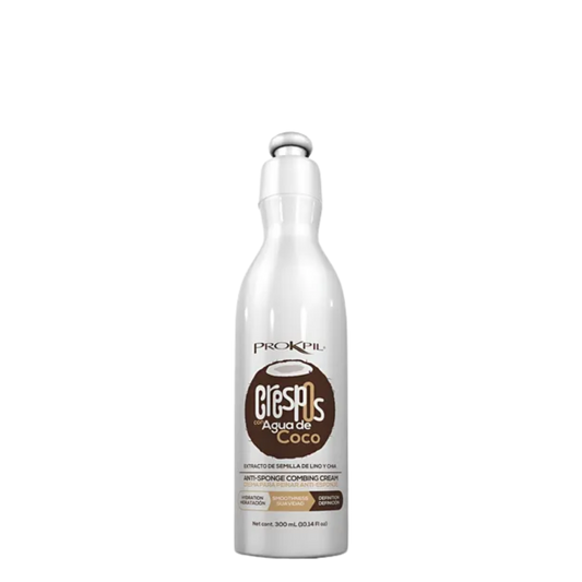Crema Para Peinar Anti Sponge Crespos Agua De Coco 300 ml
