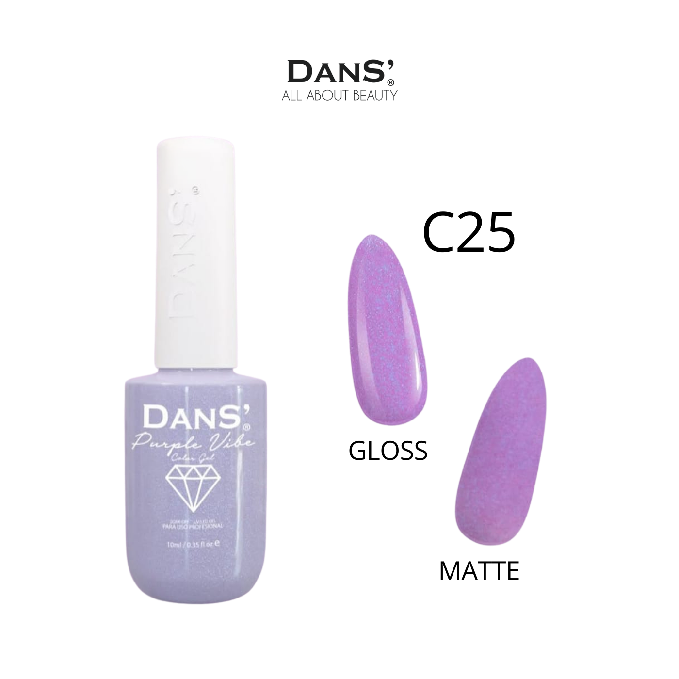 Esmaltes Dans' — Colección Purple Vibe