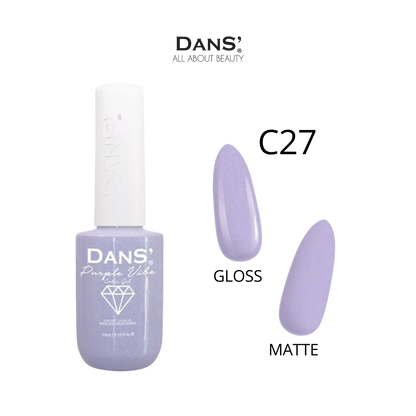Esmalte Dans Purple Vibe de la colección de esmaltes con acabado vibrante y color púrpura brillante.