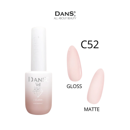 Esmalte Dans de la colección Veil con acabado elegante en tono suave y sofisticado, exhibido en una botella con diseño moderno.