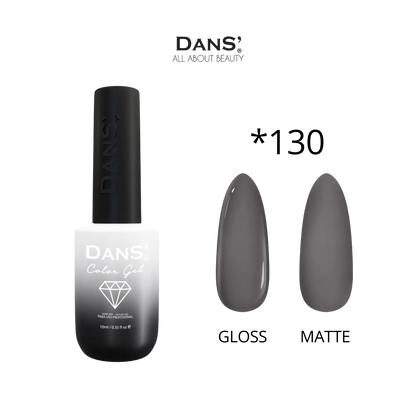 Esmalte Dans' Color Gel en frasco con color rosa brillante y tapa negra, mostrando la textura y el diseño del envase.