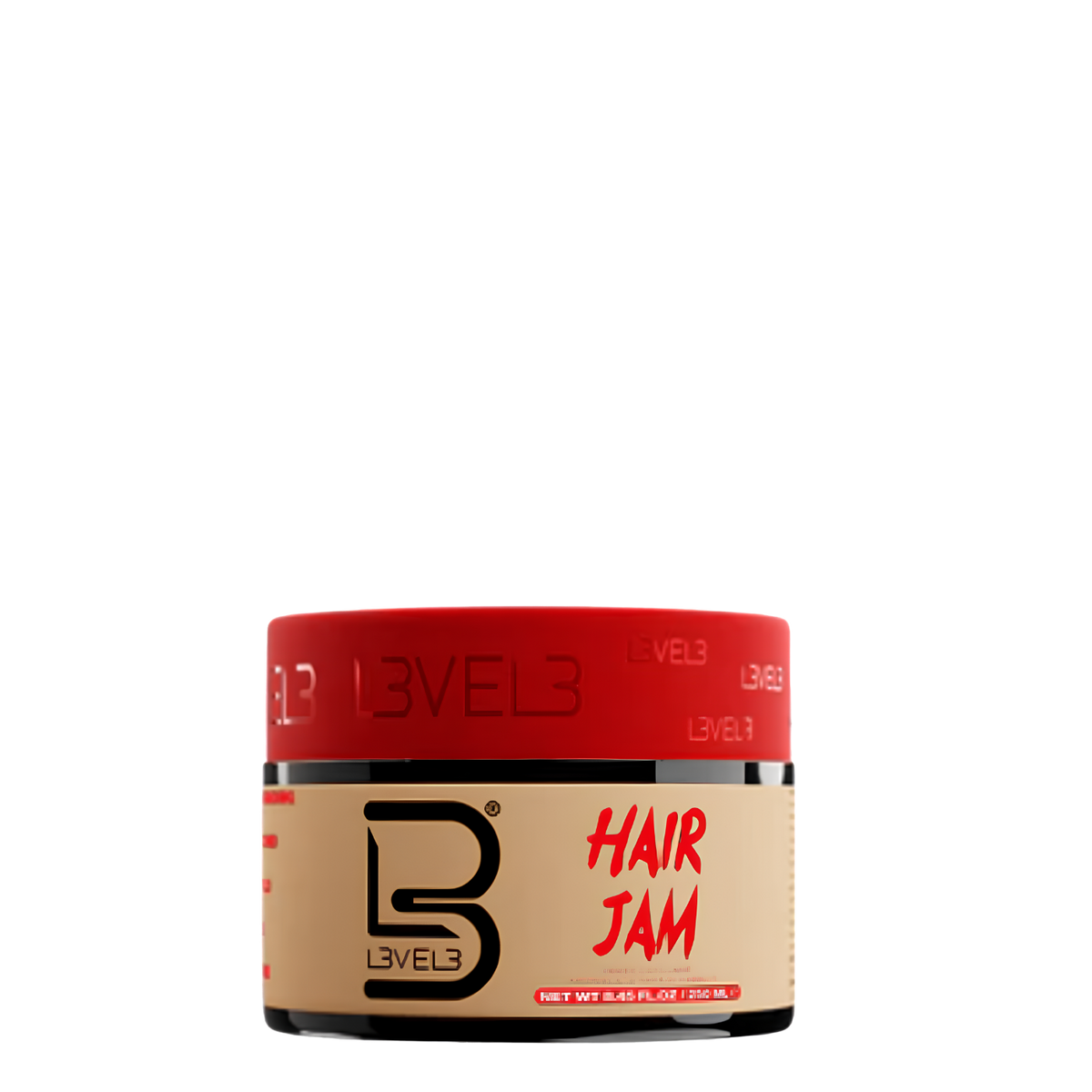 Gel de gelatina para el cabello Level 3 con fijación fuerte en frasco de 250 ml, ideal para peinados duraderos y definidos.