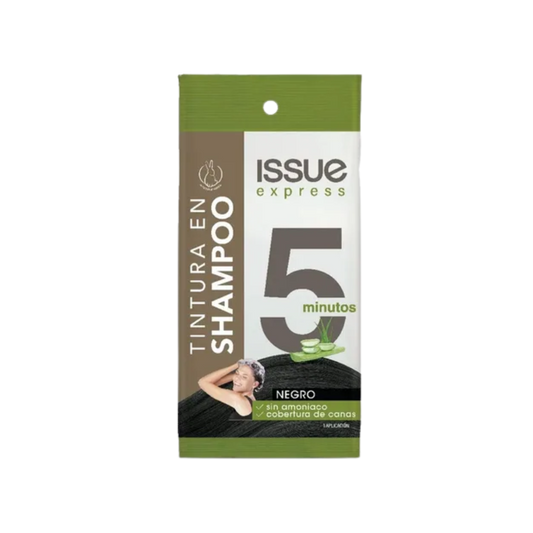 Tinte en Shampoo Negro Issue Express – Sachet