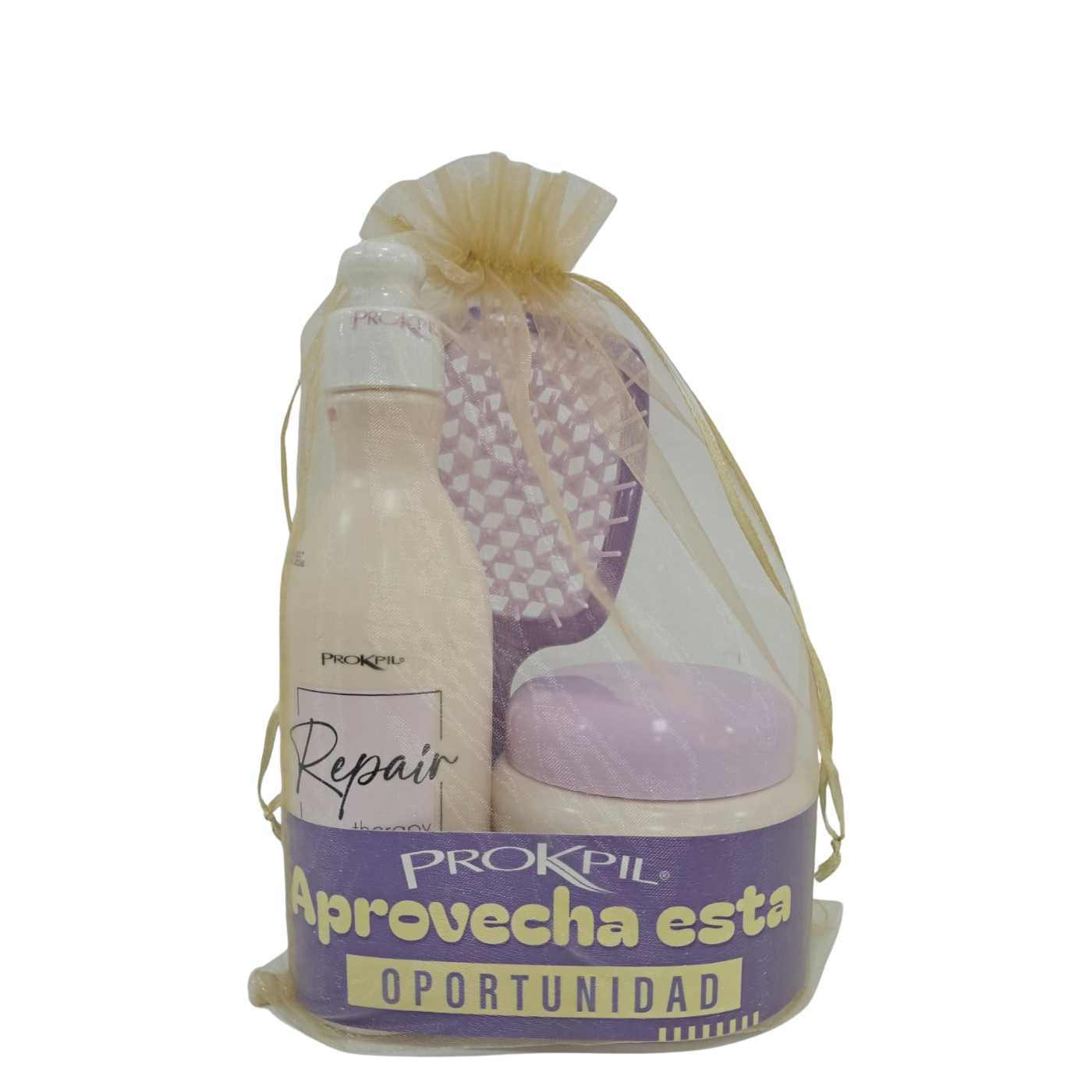 Kit Prokpil Reparación | Shampoo Repair + Bond Plex + Cepillo