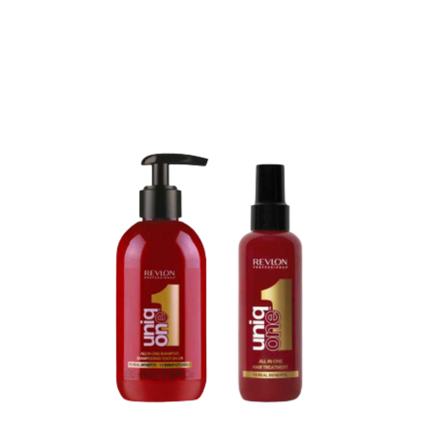 Kit UniqOne Hair Treatment Protector Térmico 150ml y shampoo 230ml