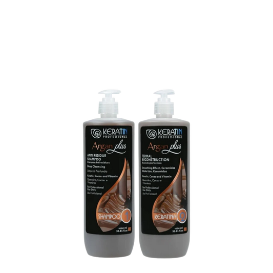 Kit Alisado Keratin Profesional Argan Plus 1000ml