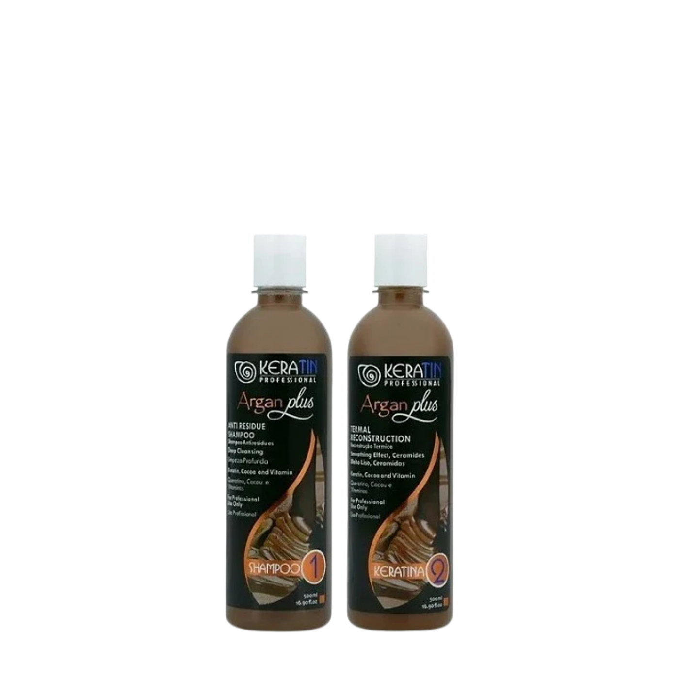 Kit Alisado Keratin Profesional Argan Plus 500ml