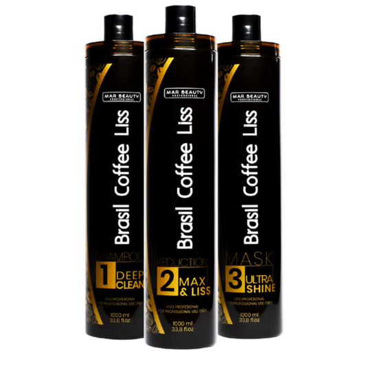 Kit Brasil Coffee Liss 1000 ml Mar Beauty