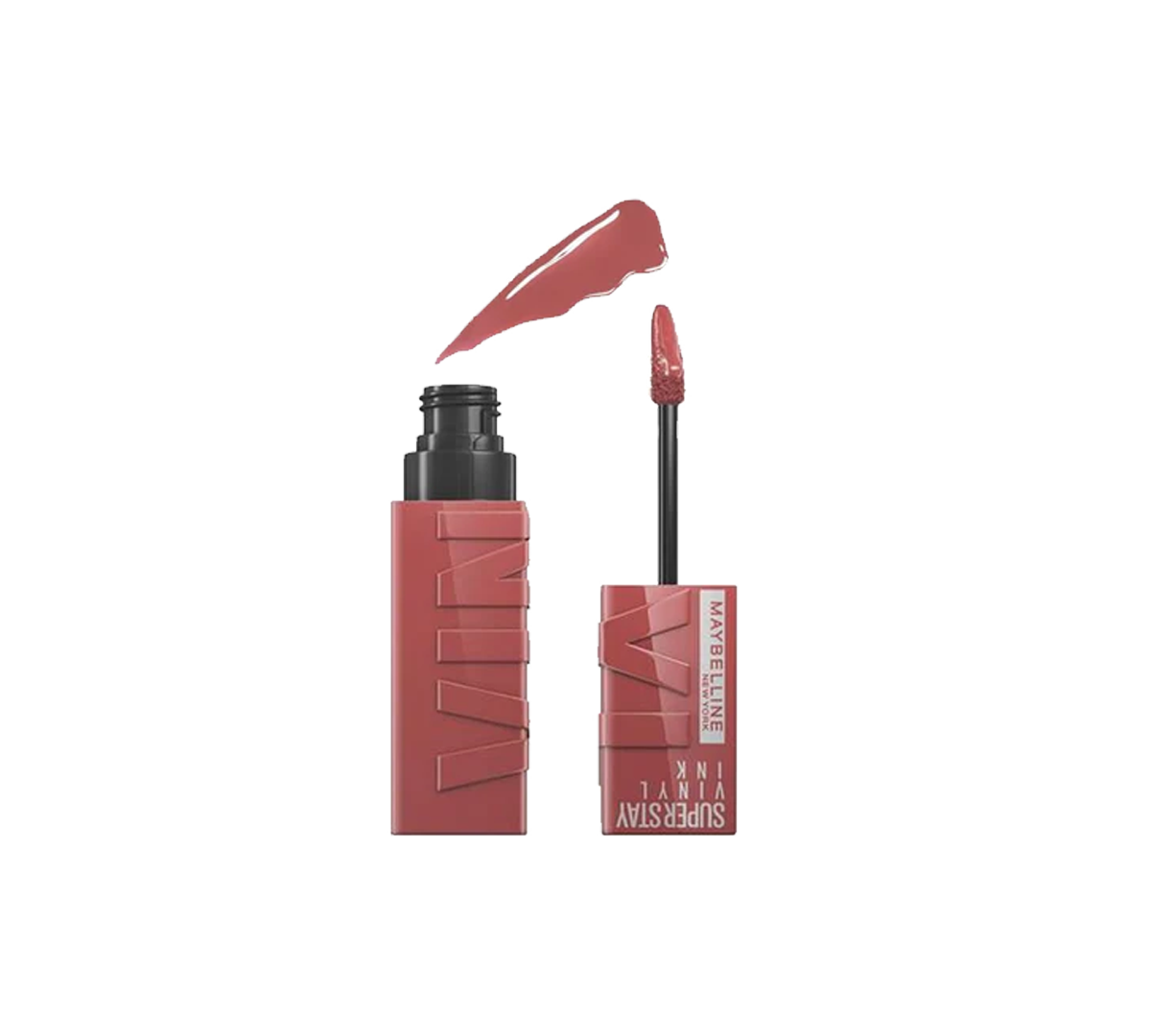 Labial Super Stay Vinyl Ink Tono Cheeky de Maybelline