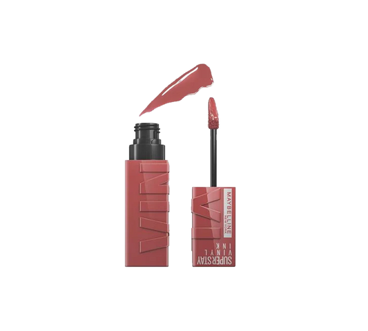 Labial Super Stay Vinyl Ink Tono Cheeky de Maybelline