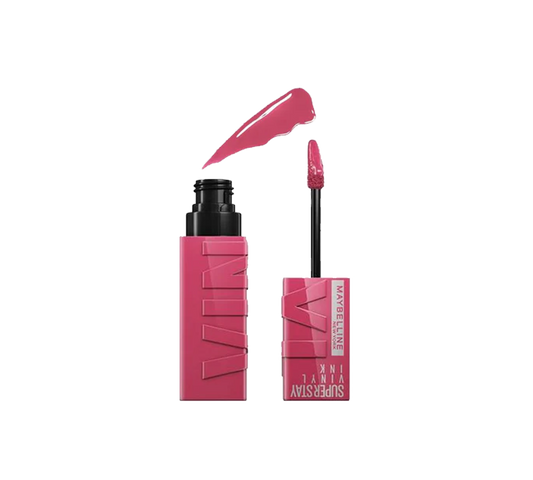 Labial Super Stay Vinyl Ink Tono Cheeky de Maybelline