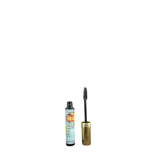 Envase de Tua Rex Lashes Castor Oil - Crecimiento 2.0, sérum natural fortalecedor para pestañas y cejas enriquecido con óleo de ricino y vitamina E.