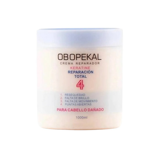 Crema Reparación Total 4 Keratina 1000ml Obopekal