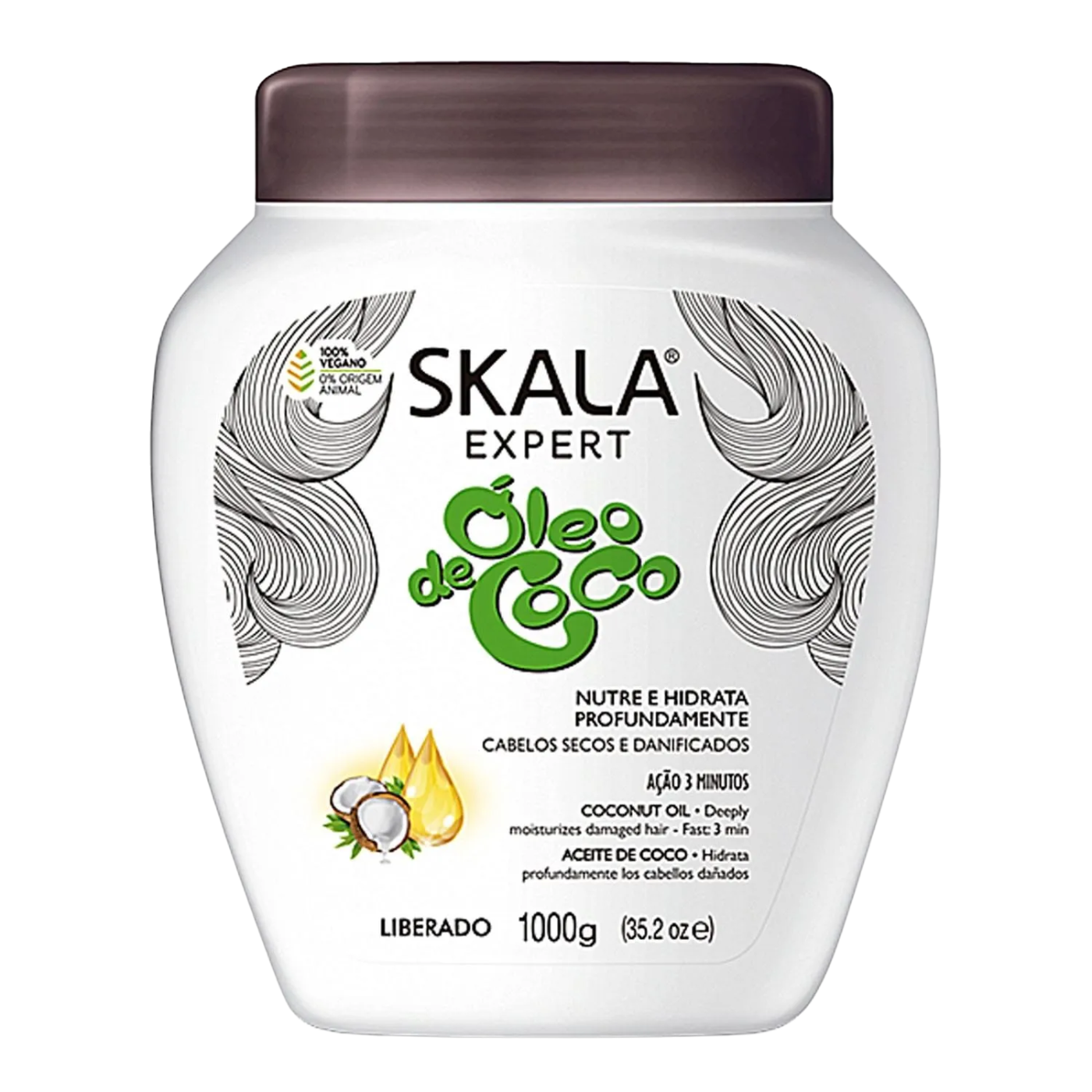 Mascarilla Skala Óleo de Coco 1000 g
