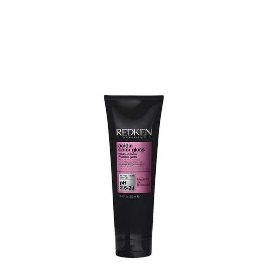 Máscara Redken Acidic Color Gloss 1 Minuto, tratamiento capilar en frasco de 250 ml para brillo y color vibrante.