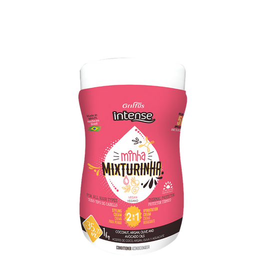 Máscara de tratamiento Griffus Mixturinha 1 kg, crema capilar para cuidado y reparación del cabello.