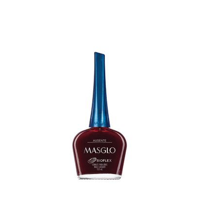 Esmalte Masglo A-F en frasco, color brillante y acabado liso, para uñas, de la marca Masglo.