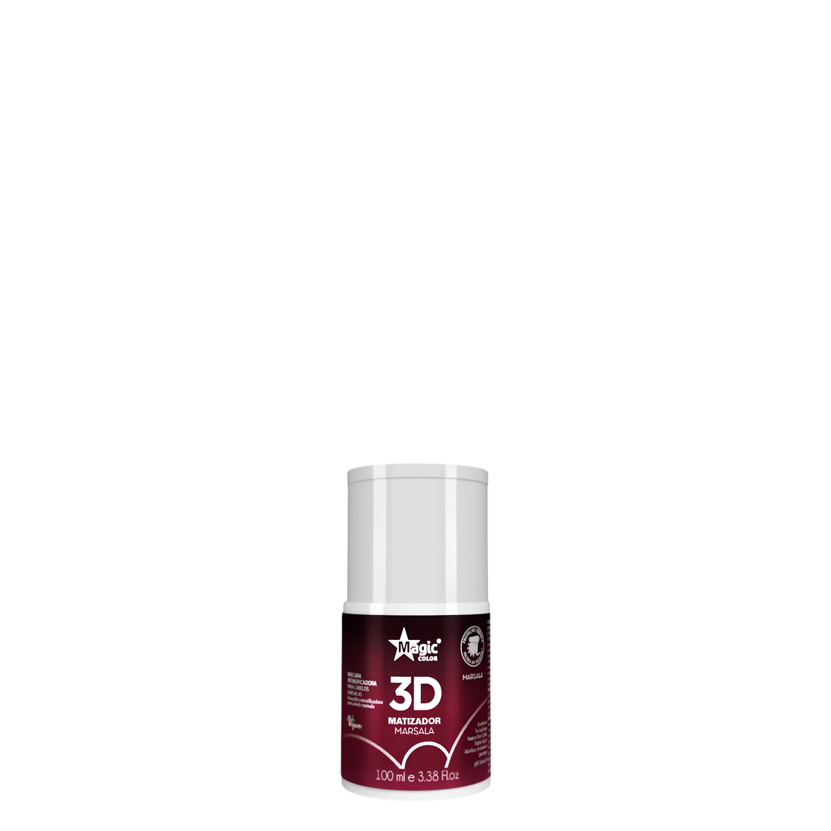 Matizador pigmentante capilar Magic Color Gloss 3D tono Marsala Intenso 100ml