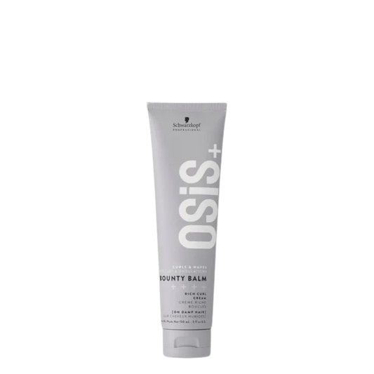 Crema activadora de rizos Schwarzkopf Professional Osis+ Bounty Balm en envase de 150ml, ideal para definir ondas y rizos sin frizz.