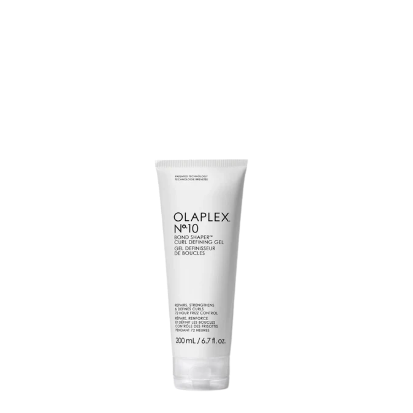 Gel de peinado Olaplex Nº10 Bond Shaper para definir rizos, en envase de 200ml, con textura ligera y efecto natural