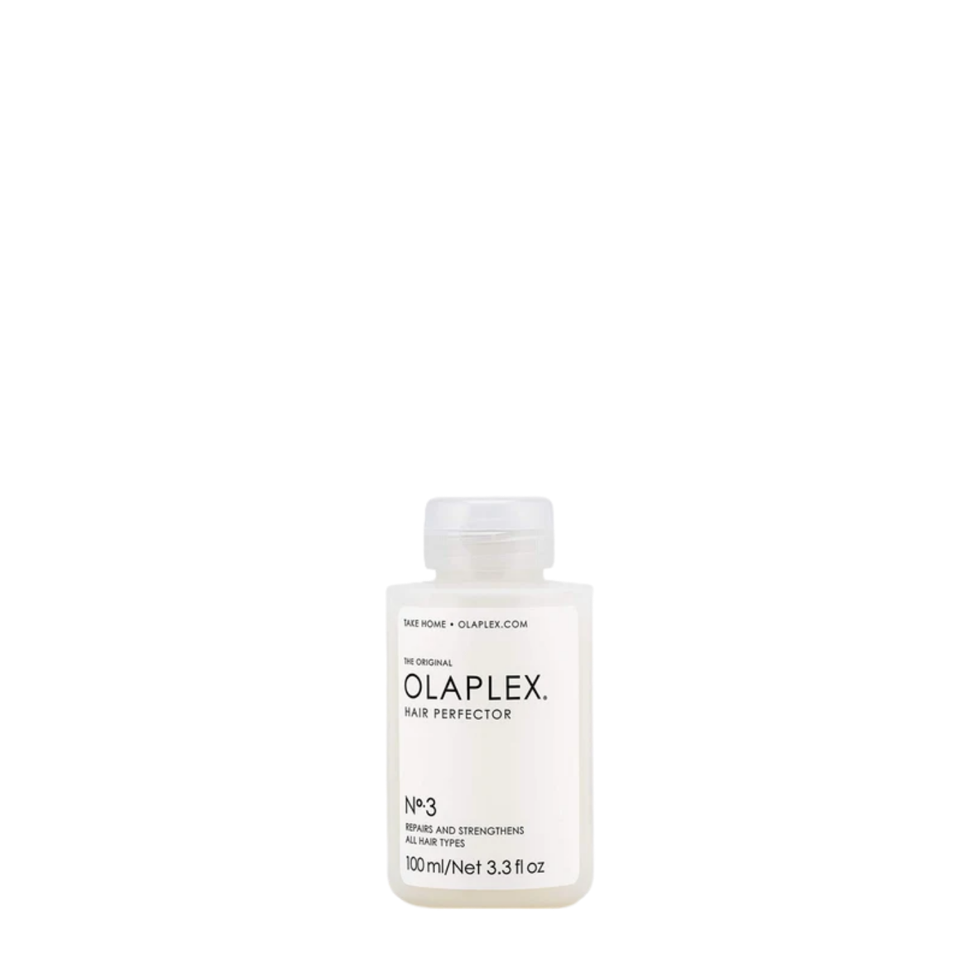 Tratamiento reparador de enlaces Olaplex Nº3 Hair Perfector 100 ml, producto para fortalecer y reparar el cabello.