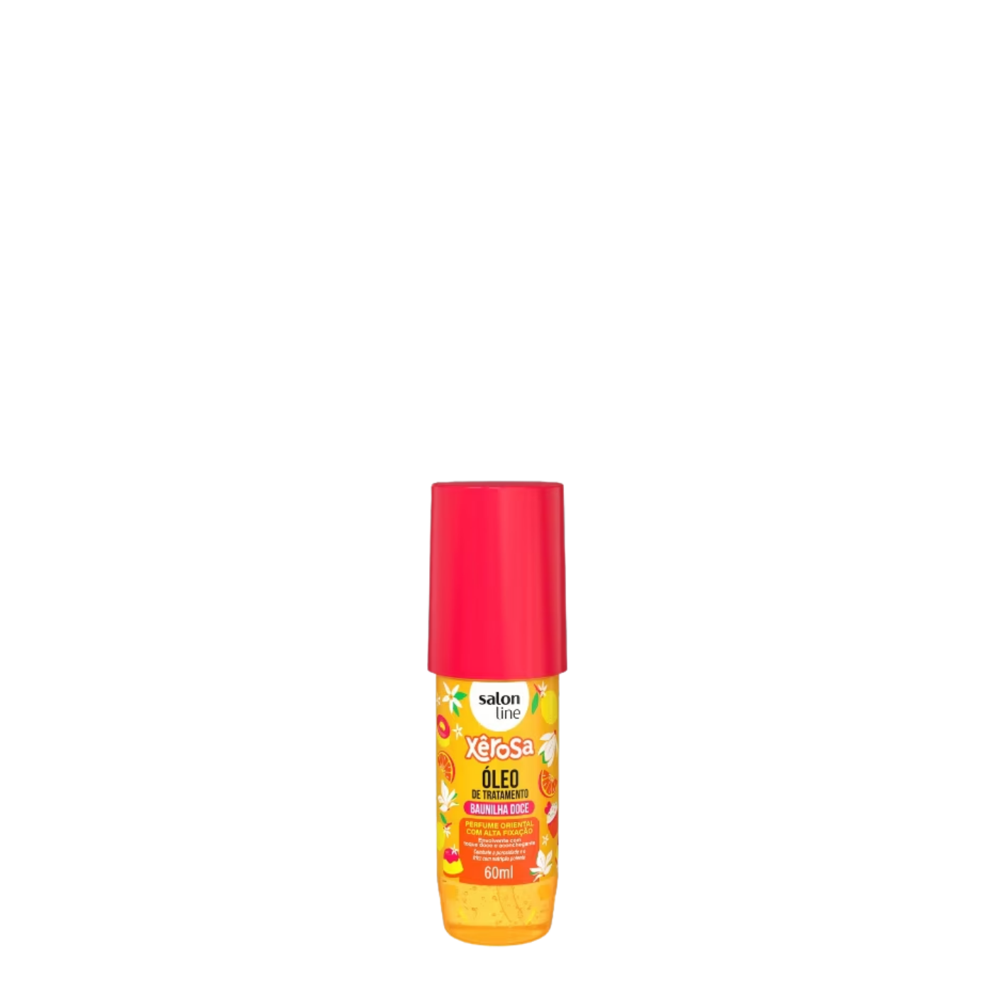 Aceite capilar Xerosa Baunilha Doce de 60ml de Salon Line, frasco con aceite nutritivo y aroma dulce para el cabello.